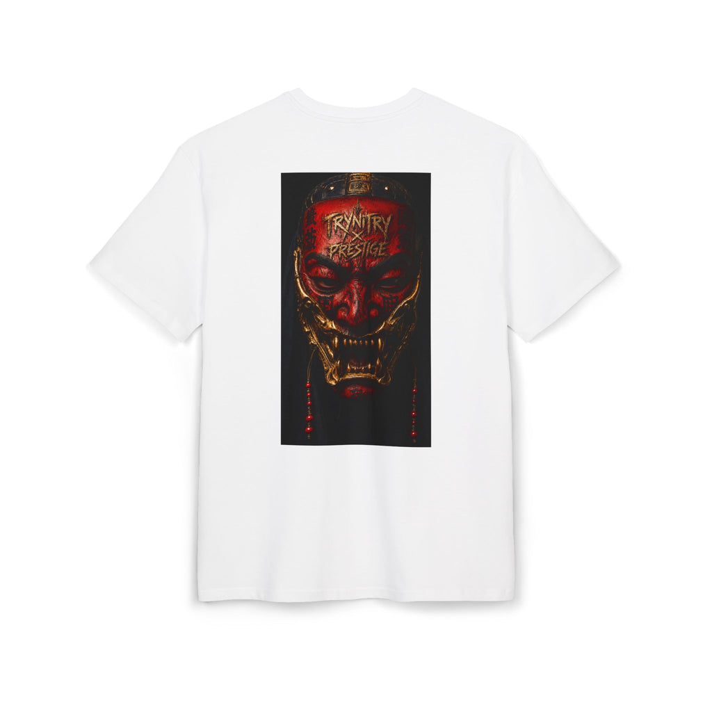 Horror Mask Graphic Tee — "Trynity x Prestige" Oversized Streetwear