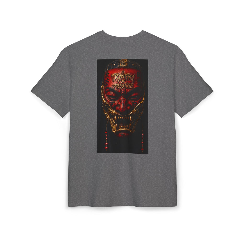 Horror Mask Graphic Tee — "Trynity x Prestige" Oversized Streetwear