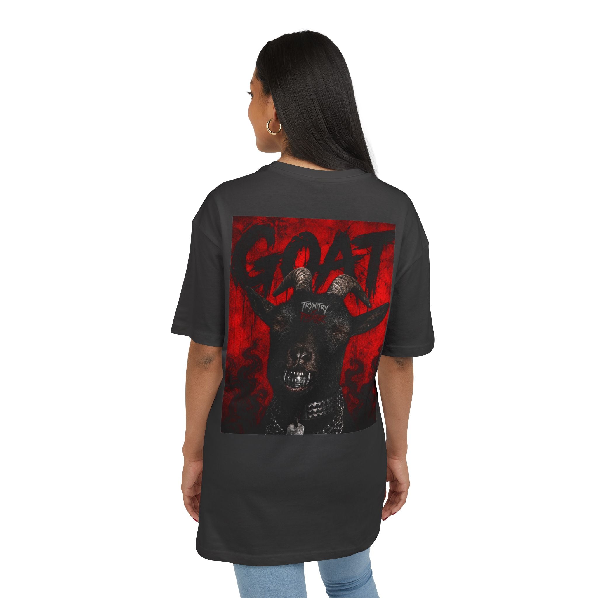 GOAT Graphic Tee — "Tryntry x Prestige" Oversized Streetwear T-Shirt