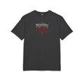 Graphic Tee — 'Trynity x Prestige' Red Skull Back Print Oversized T-Shirt