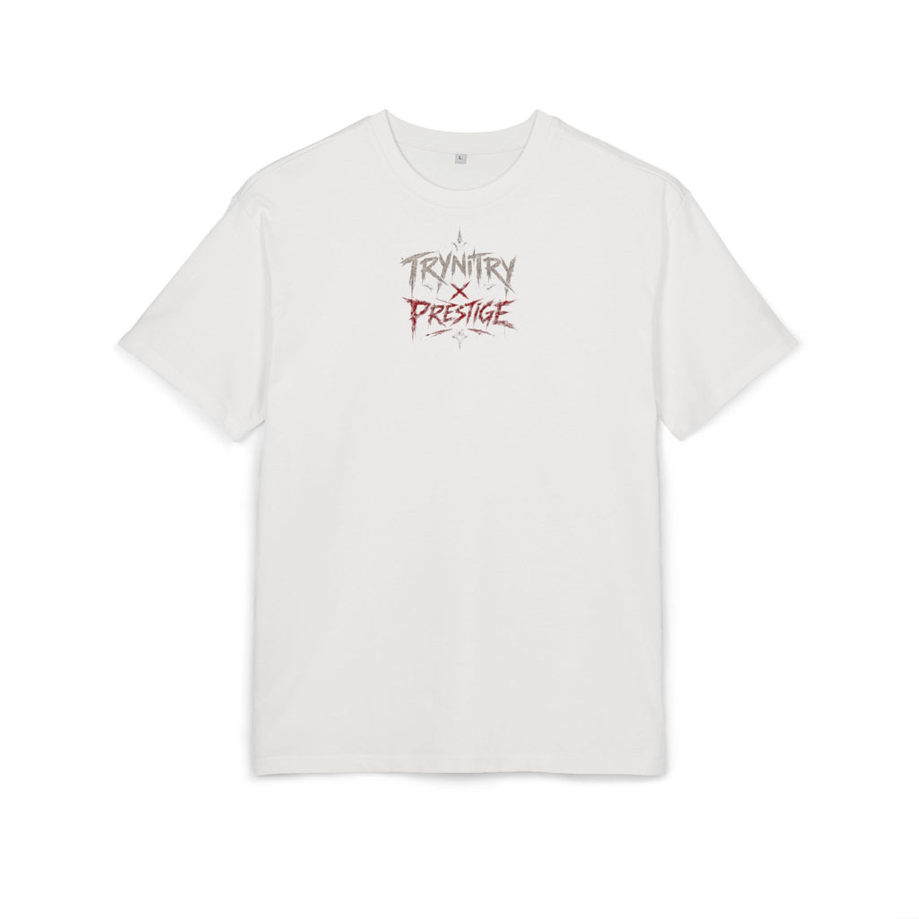 Horror Mask Graphic Tee — "Trynity x Prestige" Oversized Streetwear