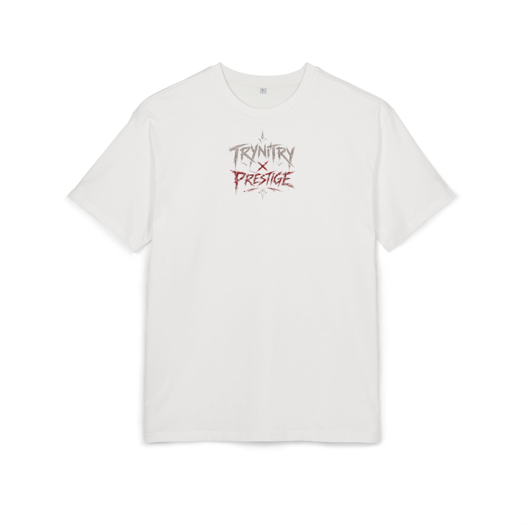 Horror Mask Graphic Tee — "Trynity x Prestige" Oversized Streetwear