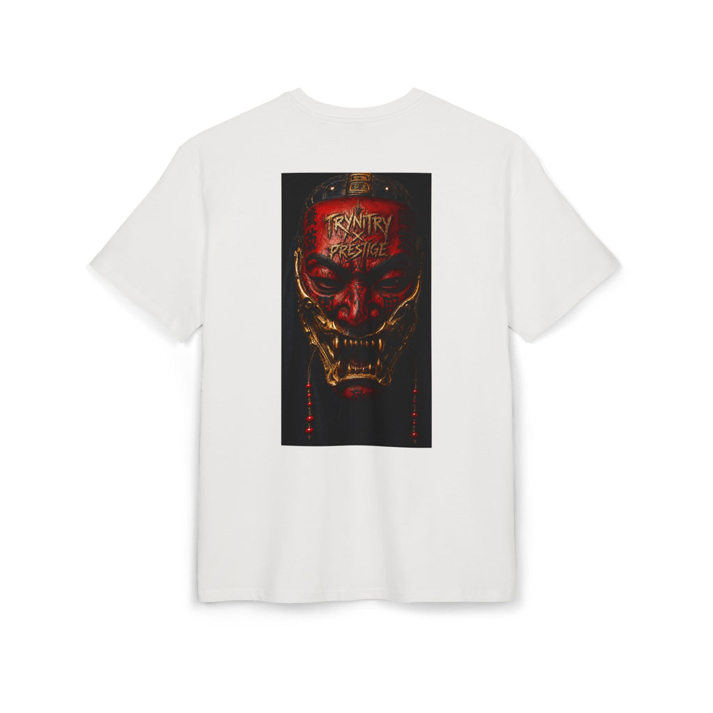 Horror Mask Graphic Tee — "Trynity x Prestige" Oversized Streetwear